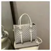Letras Impresas Retro 2025 Nueva Moda Bolso Simple de Gran Capacidad Tendencia Bolso de Mano para Viajes Diario para Mujer