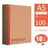 Paquete de 20 Cuadernos, Papelería para Estudiantes Universitarios, Cuadernos de Ejercicios A5 Espesos Tapa Blanda, Cuadernos Sencillos para Oficina
