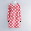 Delantal de cuero elegante para mujer, delantal de algodón reversible estilo coreano para adultos, ropa de trabajo a la moda, falda delantal anti-manchas para cocina
