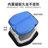 Cojín de asiento cojín para asiento de coche fresco como el hielo transpirable panal gel cojín de asiento transpirable cojín de masaje primera generación de pelo