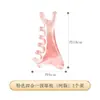 Peine de masaje de sándalo dorado, peine estimulante de meridianos, peine de dientes anchos para terapia capilar, peine de cinco dientes, peine de madera para estimular los meridianos y el cuero cabelludo, disponible en stock