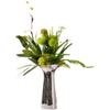 Vaso Cerâmico Banhado a Prata de Entrada Simples e Luxuoso Estilo Nórdico Sala de Estar Gabinete de TV Senso Avançado Arranjo de Flores Mesa de Jantar Enfeites