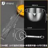 Acero Inoxidable 304 Mini Batidor de Huevos Batidora Manual Pequeño Batidor de Huevos de Mano para el Hogar