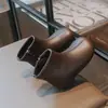 Zapatos para Niños 2026 Otoño Nuevo Modelo Botines Cortos para Niños Suela Suave Botas para Niñas Estilo Coreano Punta Ancha Botas de Cuero Botas Individuales de Princesa