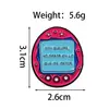 Broche Combinado Colorido Série de Letras Inglesas Desenho Animado Personalidade Geométrica Redondo Distintivo Acessório Esmalte Liga Metálica Medalha