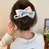 Presilha de bico de pato marrom de cachorro coreano, presilha elegante para coque torcido, presilha de cabelo volumizadora para a parte de trás da cabeça, acessório de cabelo de alta qualidade