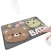 Alfombra de Piso para Sala de Estar de Cachemira Sintética para Animales Pequeños Transfronteriza Antideslizante Fácil de Cuidar Felpudo de Entrada Antideslizante Alfombrilla Absorbente para Baño
