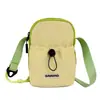 Bolsa Transversal Transfronteiriça, Novo Design de Nicho, Cores Contrastantes, Bolsa Quadrada Pequena Versátil, Bolsa Transversal Leve para Viagem ao Ar Livre para Casais