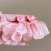 Brincos Prata Rosa Flor Borla Estilo Feriado Verão Doce Delicado Brincos Pequenos com Senso de Design Fresco para Mulheres
