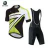 Xintown Estilo Ciclismo Verão Manga Curta Roupa de Ciclismo Nova Roupa de Ciclismo Calças Conjunto com Suspensório para Ciclismo de Verão