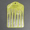 Pinzas de acero inoxidable de borde redondo serie ST precisión injerto de pestañas curvadas punta fina antiestáticas para recoger pelo de nido de pájaro clip para acné