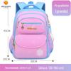 Mochila Nova para Estudante do Ensino Fundamental Feminina Doce e Fofa com Gradiente 1º ao 3º Ano Grande Capacidade Mochila Infantil