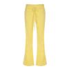 Conjunto de Moletom com Capuz Patchwork Jaqueta Outono/Inverno 2024 Street Style Cor Americana Bloco de Cores Cós Patchwork Calça de Tricô Flare