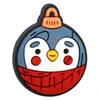 Série de Natal de Alto Padrão Transfronteiriça Desenho Animado Caneta com Contas Adesivos Caneta DIY Feita à Mão Joias para Caneta Acessórios de Contas de Cola Macia