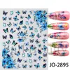 Beleza Total Transfronteiriça Novos Adesivos de Nail Art Primavera e Verão Borboleta Borboleta Multicolorida Flor Adesivos de Nail Art