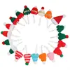 Conjunto Transfronterizo de Mini Gorro y Bufanda Tejidos de Navidad Decoración de Muñeca Decoraciones Navideñas de Ganso Grande Decoraciones Navideñas