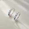 Venda Direta da Fábrica Brincos de Coração com Zircônia Elegantes Nicho Novo Estilo Quente 2025 Luxo Acessível Versátil Nicho Brincos Elegantes Femininos