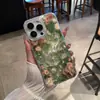 Flor de Carpa Atratora de Sorte Ondas de Água Concha Adequado para Capa de Celular Apple 17Promax Iphone16 Capa Protetora Anti-Queda