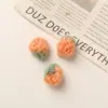 Nuevo Producto Creativo Lana Tejida a Mano Fresa Hecho a Mano DIY Accesorios de Pasador de Pelo de Nicho Ropa Accesorios para Zapatos y Calcetines de Niños