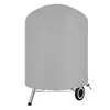 Funda Transfronteriza para Parrilla de Barbacoa al Aire Libre Tela Oxford 210D Impermeable Cubierta para Fogata Redonda Cubierta para Lluvia Cubierta para Barbacoa Cubierta para Polvo