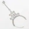 Pulseira mista feminina da moda com personalidade clássica e anel b108