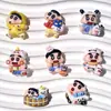 Acessórios e decorações de resina DIY do Shin-chan fofo de desenho animado, presilhas de cabelo feitas à mão com cola de creme, capa de celular, decorações para fivela de sapato