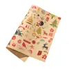 Buquê de flores de papel kraft retrô espessado transfronteiriço embalagem de flores frescas caixa de presente papel de embalagem para presente em estoque atacado