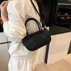 Bolso de Mano de Moda Coreana para Mujer Verano 2025 Bolsos Nuevos Bolso Cruzado Casual Simple con Textura de Grano Bolso Cruzado para Mujer