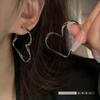 O filho absoluto! Brincos de Amor Simples Nicho Design Sense Moda All-match Brincos Feminino High-end Sense Ear Studs Mulheres Requintado