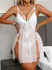 Comercio Exterior Transfronterizo Lencería Erótica Europea y Americana, Lencería Sexy Coqueta, Camisones Transparentes Sexys, Estilo Sensual y Provocativo Femenino Al Por Mayor