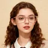 Óculos Esportivos em um Doce Estilo College para Estudantes do Sexo Feminino, Rosa Princesa Fosco, Antiderrapante, Hastes Ajustáveis e Retráteis