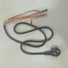 Placa de aquecimento 304, placa de cerâmica, termostato, luz indicadora anti-queima a seco, fio de plugue externo, acessórios para barril de aquecimento elétrico, torneira