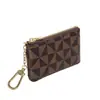 Nueva Moda Billetera Pequeña para Monedas Bolso para Monedas con Cremallera Mini Bolso con Cadena Bolso para Tarjetas