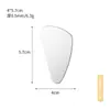 Placa Gua Sha de Aço Inoxidável, Placa Grande de Beleza Facial em Formato de Coração, Ferramenta de Massagem Facial Metálica, Raspador Universal para Todo o Corpo