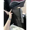Bermuda de Praia Solta Estilo Americano com Três Listras Patchwork de Verão Tamanho Grande Marca Tendência Shorts Esportivos Legais Masculino