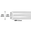 Tubo de silicone transparente de grau alimentício em estoque do fabricante, inodoro e resistente a altas temperaturas, tubo macio 4/6/8/10/12mm