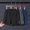 Pantalones Cortos de Verano para Hombre de Seda de Hielo Delgada Ropa Exterior de Secado Rápido Sueltos Pantalones de Baloncesto de Cinco Puntos Casuales Deportivos de Secado Rápido