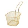 Cesta de lanches Cesta de aço inoxidável para fritas Cesta de lanches para uso doméstico Cesta de lanches Comercial Pequeno Bar Restaurante Cesta criativa para batatas fritas