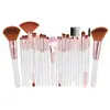 Bangfei 25 set de brochas de maquillaje brocha para sombra de ojos brocha para base brocha para corrector brocha para mascarilla pintura suelta herramientas de belleza