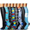 Youlijian 8 pares de calcetines de compresión deportivos para traje multiestilo fabricantes de calcetines de compresión al por mayor disponibles para hombres y mujeres calcetines de compresión