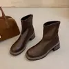 Colección nueva Otoño 2026: botines ajustados, botines cortos, botines de tacón alto, simples y modernos, tacones altos versátiles de punta cuadrada