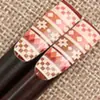Palillos de Madera Afilados Estilo Japonés con Diseños Impresos, Caja de Regalo de Alta Gama, Palillos de Madera Multicolor, Un Par de Palillos por Persona