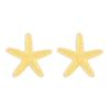 E11778 Pendientes de aleación de estrellas de mar simples europeos y americanos ZA temperamento moda océano viento geométrico estrellas pendientes de vacaciones