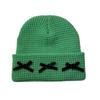 Fabricante Sombrero de Lana de Lazo Waffle Versátil Suelto Cálido Protección para las Orejas Gorro de Punto Invierno Sombrero Nuevo Venta al por Mayor