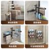 Toallero sin perforaciones, Toallero multipolar giratorio, Toallero de baño, Estante de almacenamiento para baño, Modelo móvil para baño