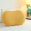 Esponja de Belleza Almohada de Barriga de Gato Almohada Cervical de Espuma con Memoria Almohada Suave de Espuma con Memoria de Barriga de Gato Rebote Lento Almohada para Dormir de Lado de la Columna Cervical