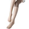Calcetines de verano para mujer, medias de seda helada, calcetines hasta la rodilla con aire acondicionado, medias de seda antigancho, medias hasta la rodilla integradas sin costuras.