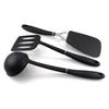 Utensilios de cocina de nailon directo de fábrica utensilios de cocina de silicona espátula de 3 piezas cuchara sopera herramientas para hornear cocinar