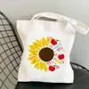 Bolsa de Lona Estampada Arco-Íris Professor Dia do Professor Bolsa de Ombro Estudante Moda Portátil Bolsa de Compras Comércio Exterior