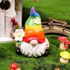 Gnomo de Jardín Transfronterizo Elfo Estatua Enano Resina Pequeño Adorno Manualidades Pollymagic Estilo Pastoral
